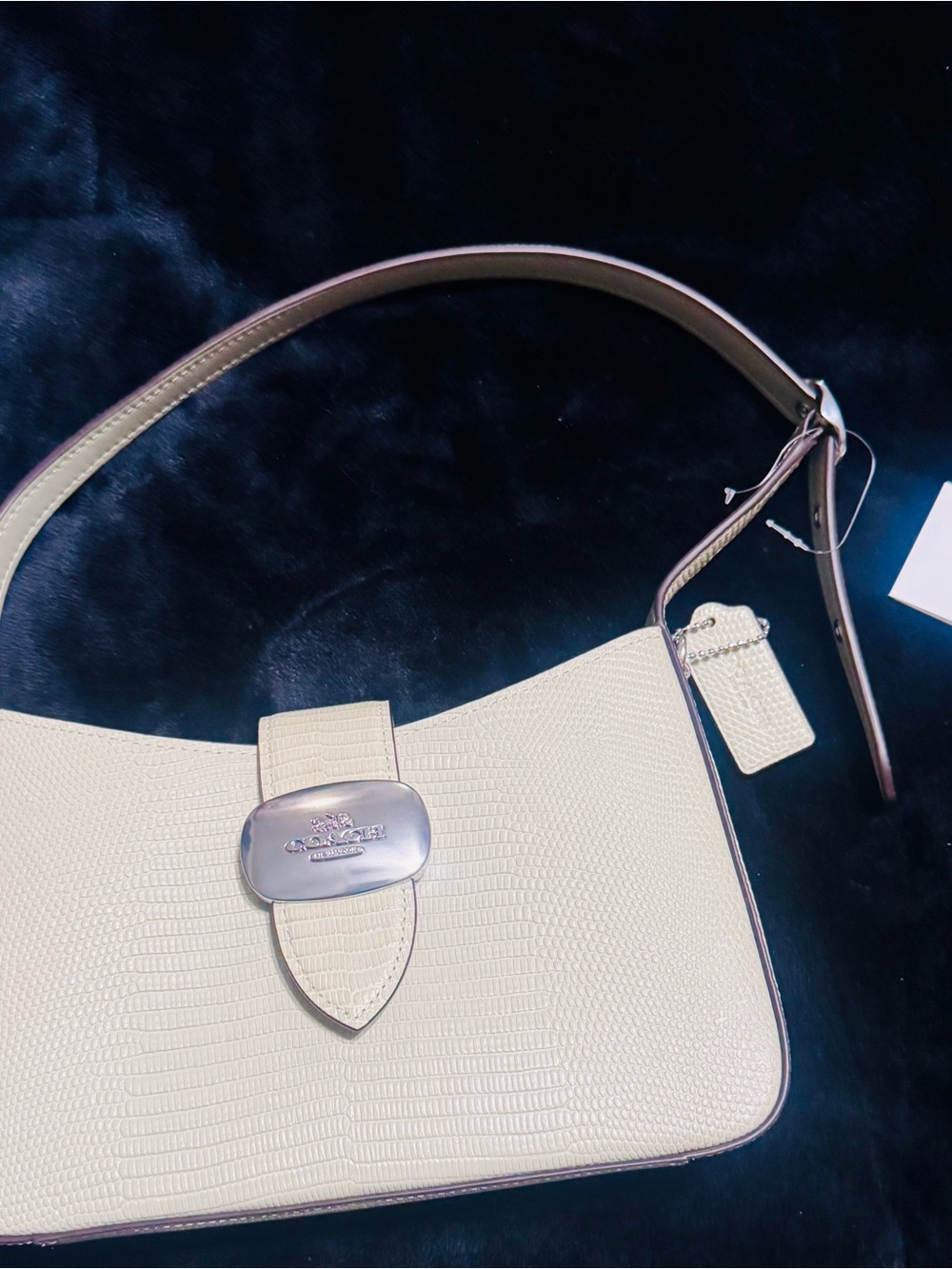 Coach Eliza Shoulder Bag in Mint - Picture 2 of 9